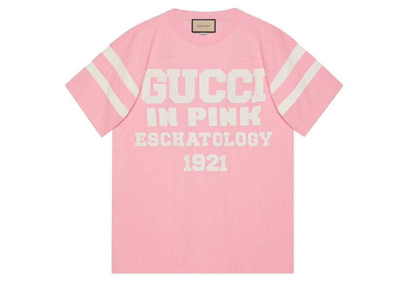 Тениска Gucci adidas x 25 T-shirt Pink Розово | 655459 XJDLY 5904