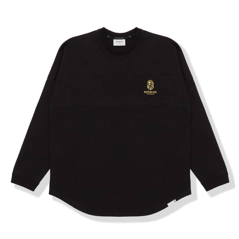 Тениска BAPE BAPE BLACK Paisley Logo L/S Tee Black Yellow Черно | 1I20-111-002 BKXYE