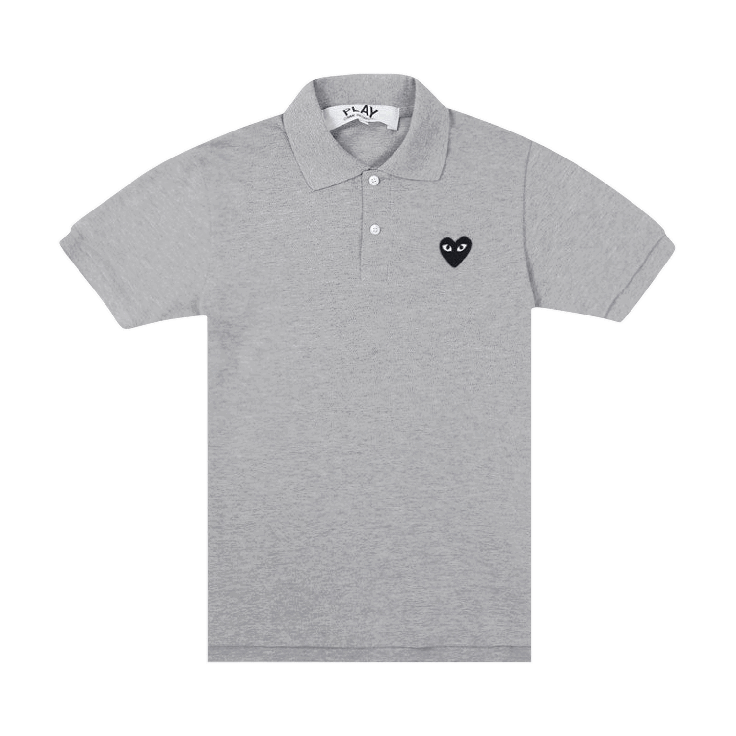 Поло тениска Comme des Garçons PLAY Black Emblem Polo Shirt Сиво | AZ T078 051 1, 0