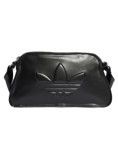 Чанта през рамо adidas Originals Polyurethane Embossed Trefoil Bag Черно | IT7380