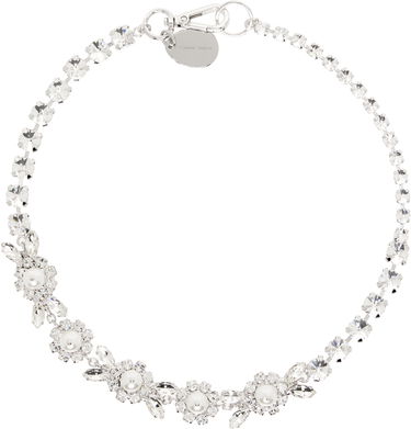 Колие Simone Rocha Simone Rocha Pearl & Crystal Daisy Floret Necklace Металик | NKS84 0906, 0