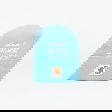 Шапка Awake NY X Carhartt WIP Un Amor Beanie Синьо | AWK-CAR23-HT001-BLU, 0