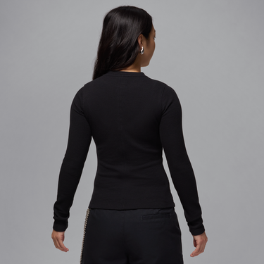 Пуловер Jordan Jordan Waffle Knit 1/2-Zip Long Sleeve Top Черно | HF9468-010, 3