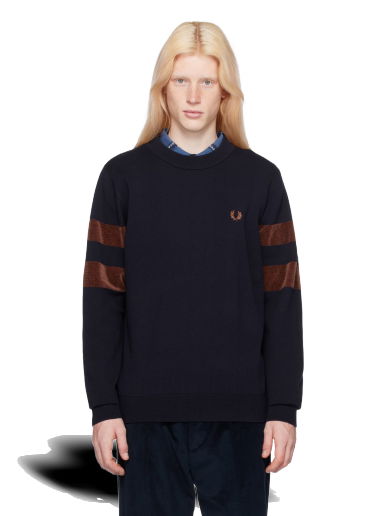 Пуловер Fred Perry Tipping Sweater Тъмно синьо | K6542-608