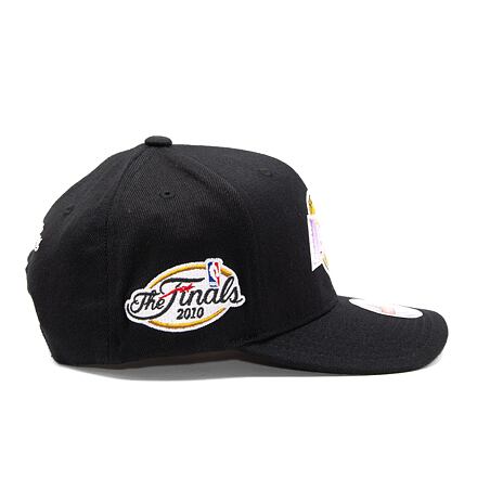 Шапка с козирка Mitchell & Ness NBA Top Spot Classic Red Los Angeles Lakers Black Черно | HHSSINTL1265-LALBLCK, 1