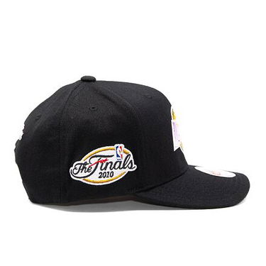 Шапка с козирка Mitchell & Ness NBA Top Spot Classic Red Los Angeles Lakers Black Черно | HHSSINTL1265-LALBLCK, 1