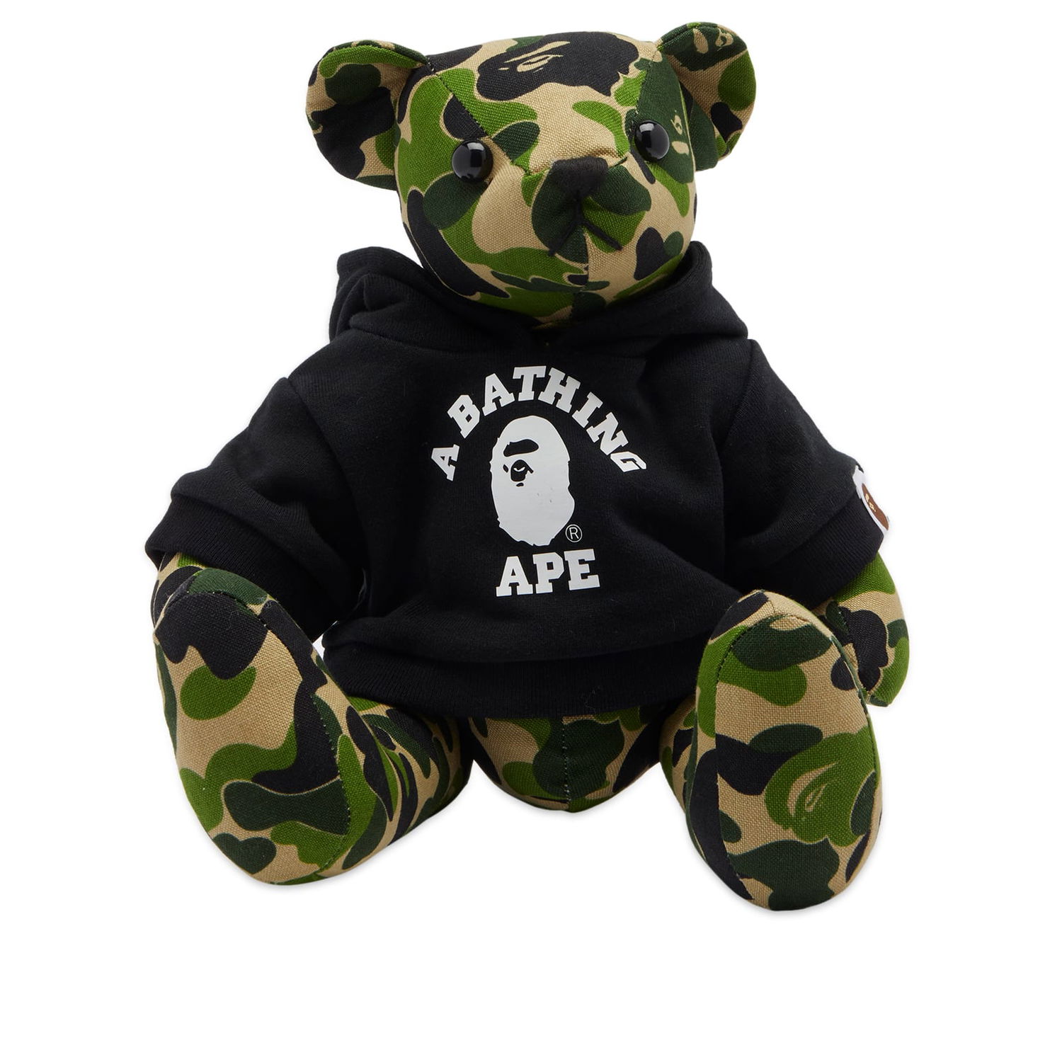 Домашен декор BAPE A Bathing Ape ABC Camo Bear Plush Doll Зелено | 001FGK301001M-GRN, 0