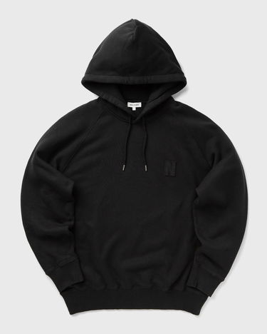 Суитчър NORSE PROJECTS Marten Relaxed Organic Raglan N Patch Hoodie Черно | N20-1368-9999, 0