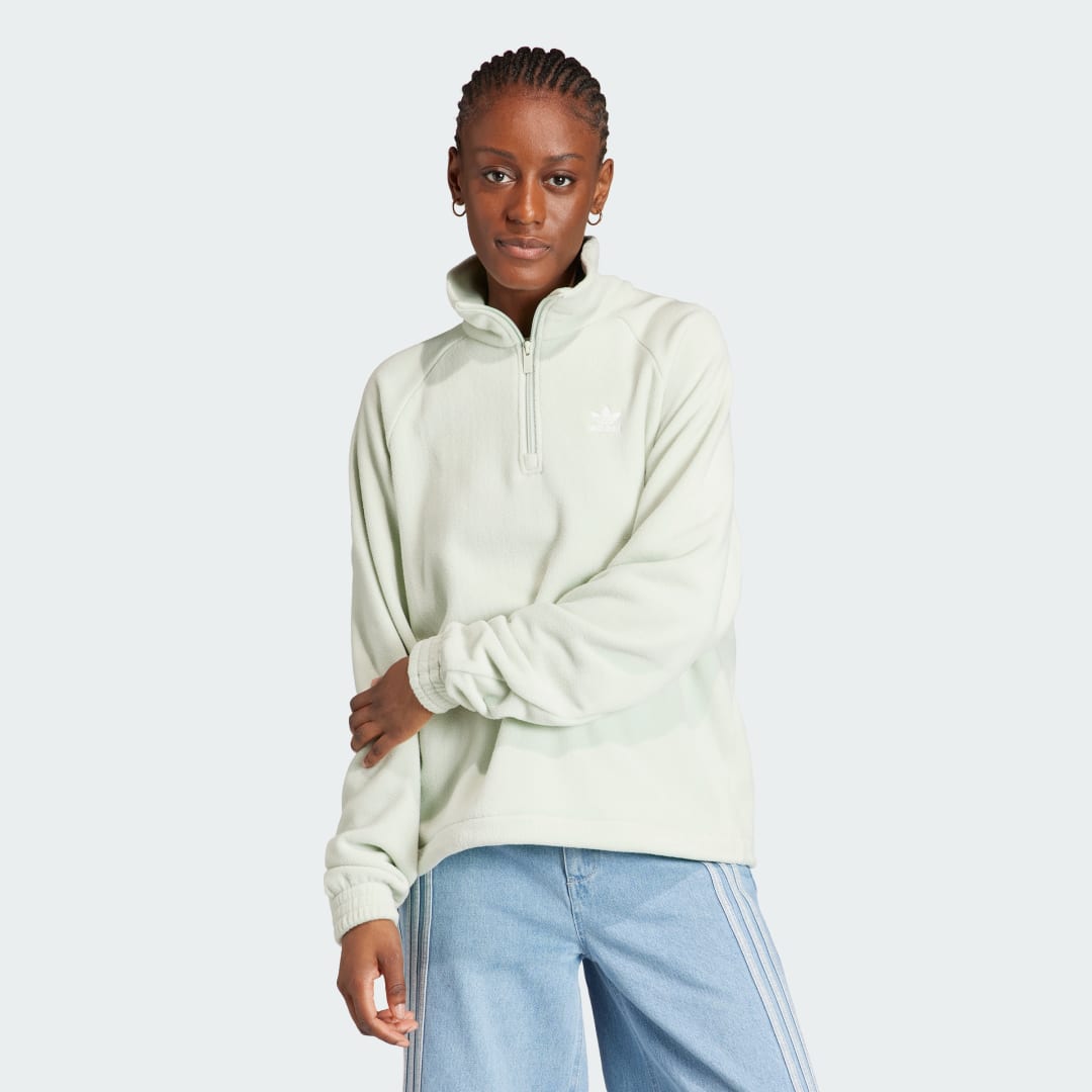 Яке adidas Originals Neutral Court 1/4 Zip Бяло | IS5242, 0