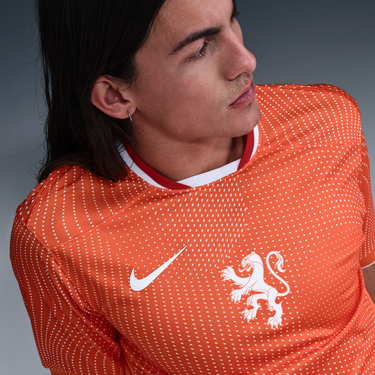 Фланелка Nike Netherlands Stadium 2025 Dri-FIT Replica Jersey Оранжево
 | FZ9015-819, 3