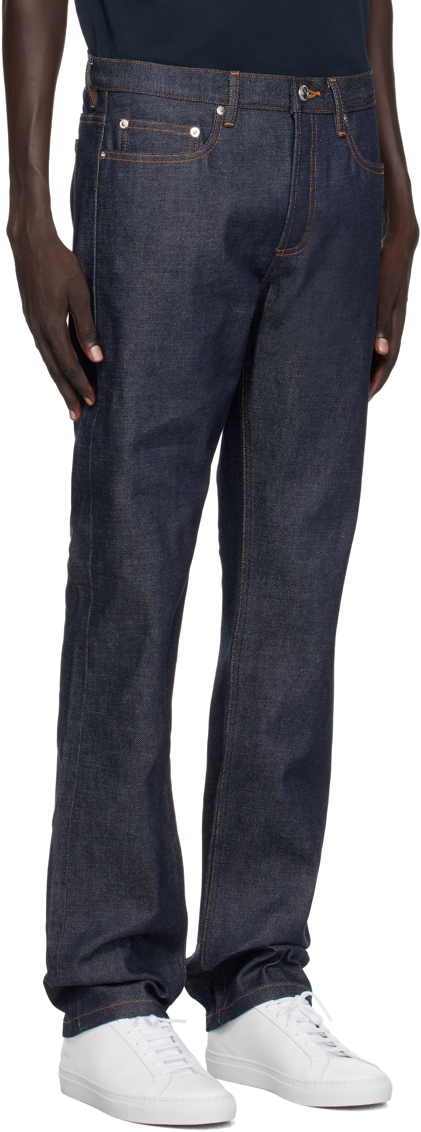 Дънки A.P.C. A.P.C. New Standard Jeans Синьо | CODBS-M09001, 1