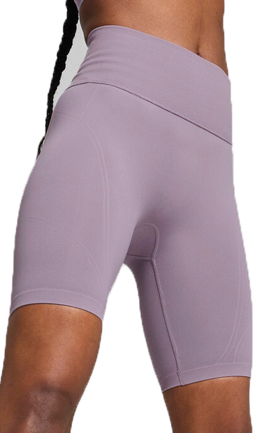 Къси панталони Puma Puma ShapeLuxe Seamless High-Waisted 6" Bike Shorts Лилаво | 524386-30, 0