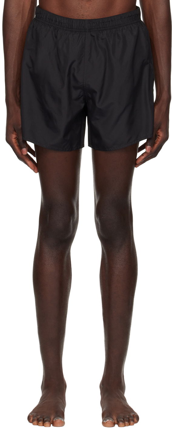 Swim Shorts with Embroidered Logo