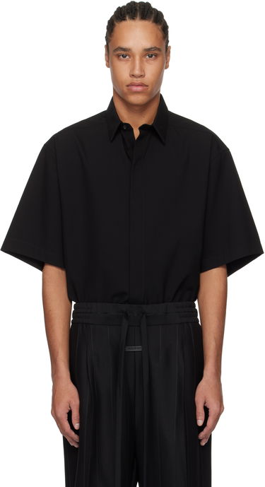 Риза Fear of God Fear of God Oxford Short Sleeve Shirt Черно | FGE250-518OXF, 0