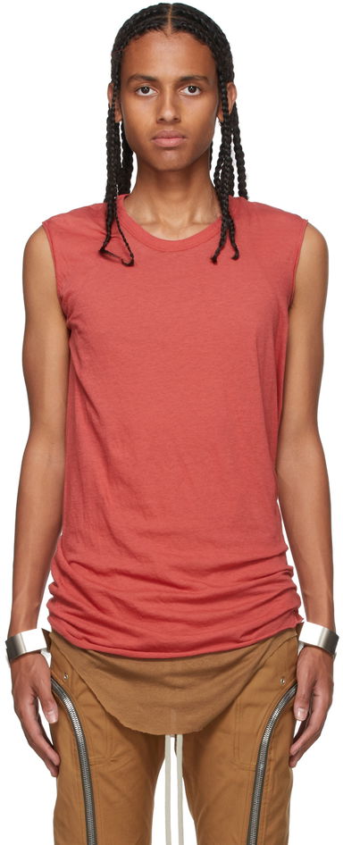 Rick Owens Basic Sleeveless T-Shirt, 0