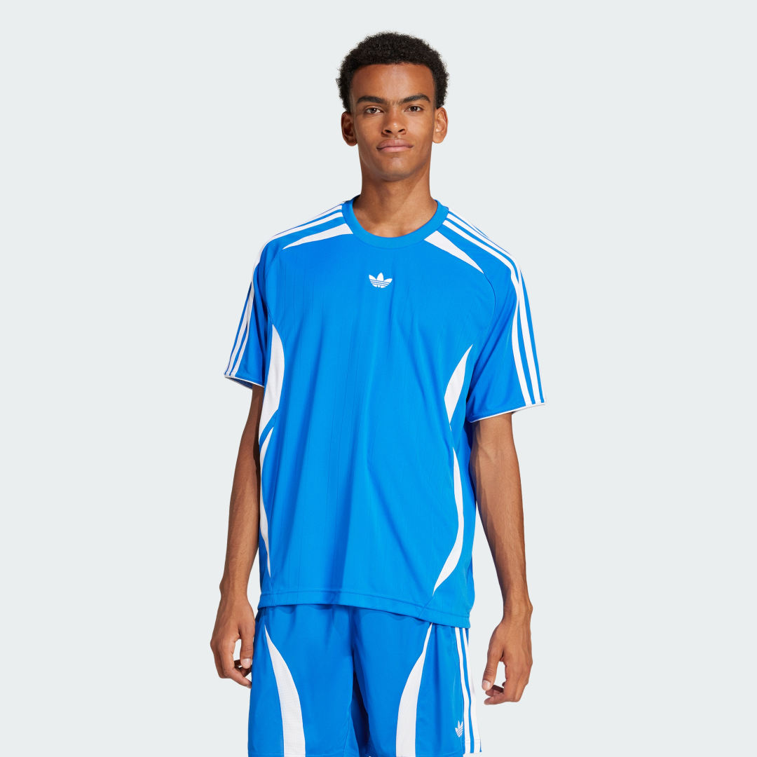 Тениска adidas Performance Adicolor Teamgeist T-Shirt Синьо | JP1114, 0
