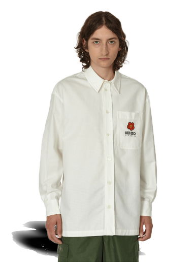 Риза KENZO Boke Flower Crest Oversized Shirt Бяло | FD65CH5079LA 02