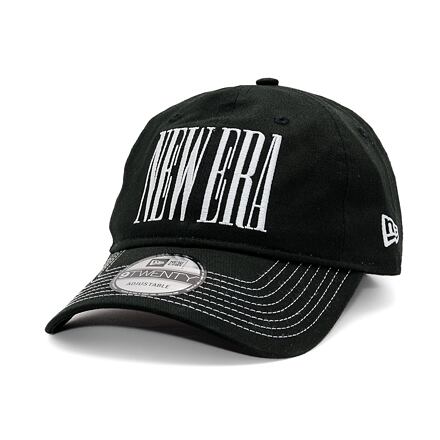 Шапка с козирка New Era Adjustable Wordmark 9TWENTY Baseball Cap Черно | 60595443, 0
