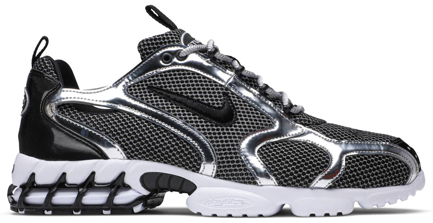 Кецове и обувки Nike Stussy x Air Zoom Spiridon Caged 2 "Pure Platinum" Металик | CU1854-001, 0