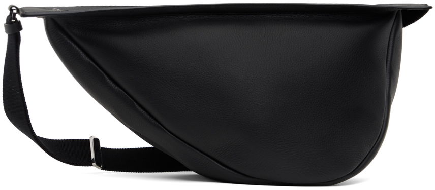 Чанта през рамо The Row Large Slouchy Banana Bag Черно | W1196M-L129, 0