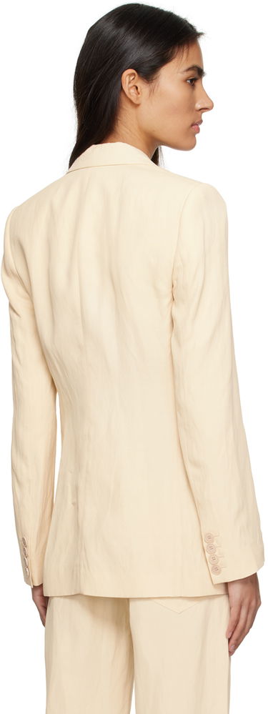 Яке Stella McCartney Stella McCartney Double-Breasted Blazer Бежово | 6500313STA49, 2