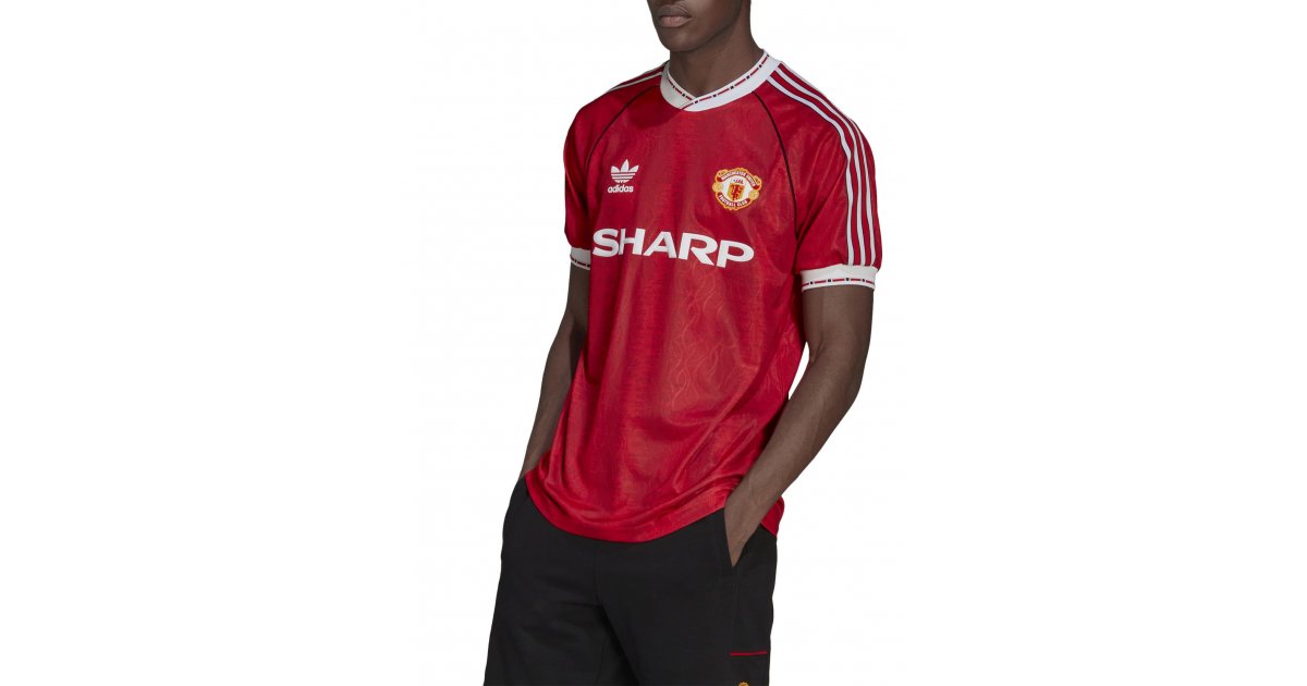 Фланелка adidas Originals Manchester United 90 Soccer Jersey Червено | hp0455, 1
