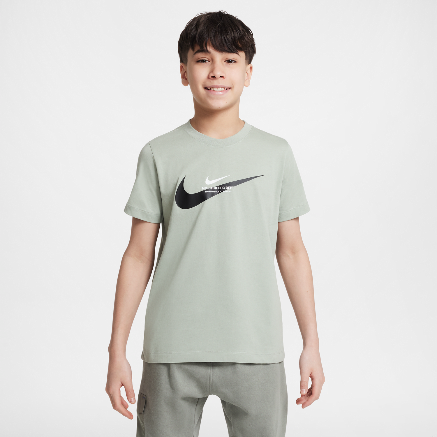 Тениска Nike Nike Sportswear T-Shirt (Older Kids) Зелено | HV6970-370, 0