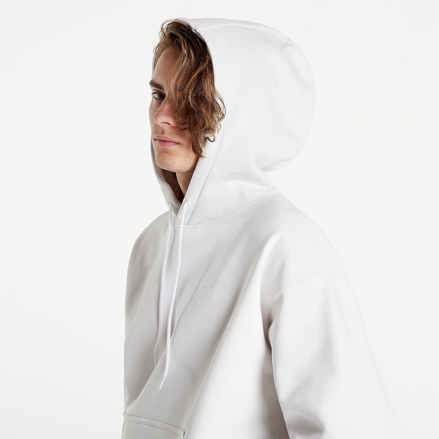 Суитчър Nike Solo Swoosh Fleece Hoodie Бяло | CV0552-030, 1