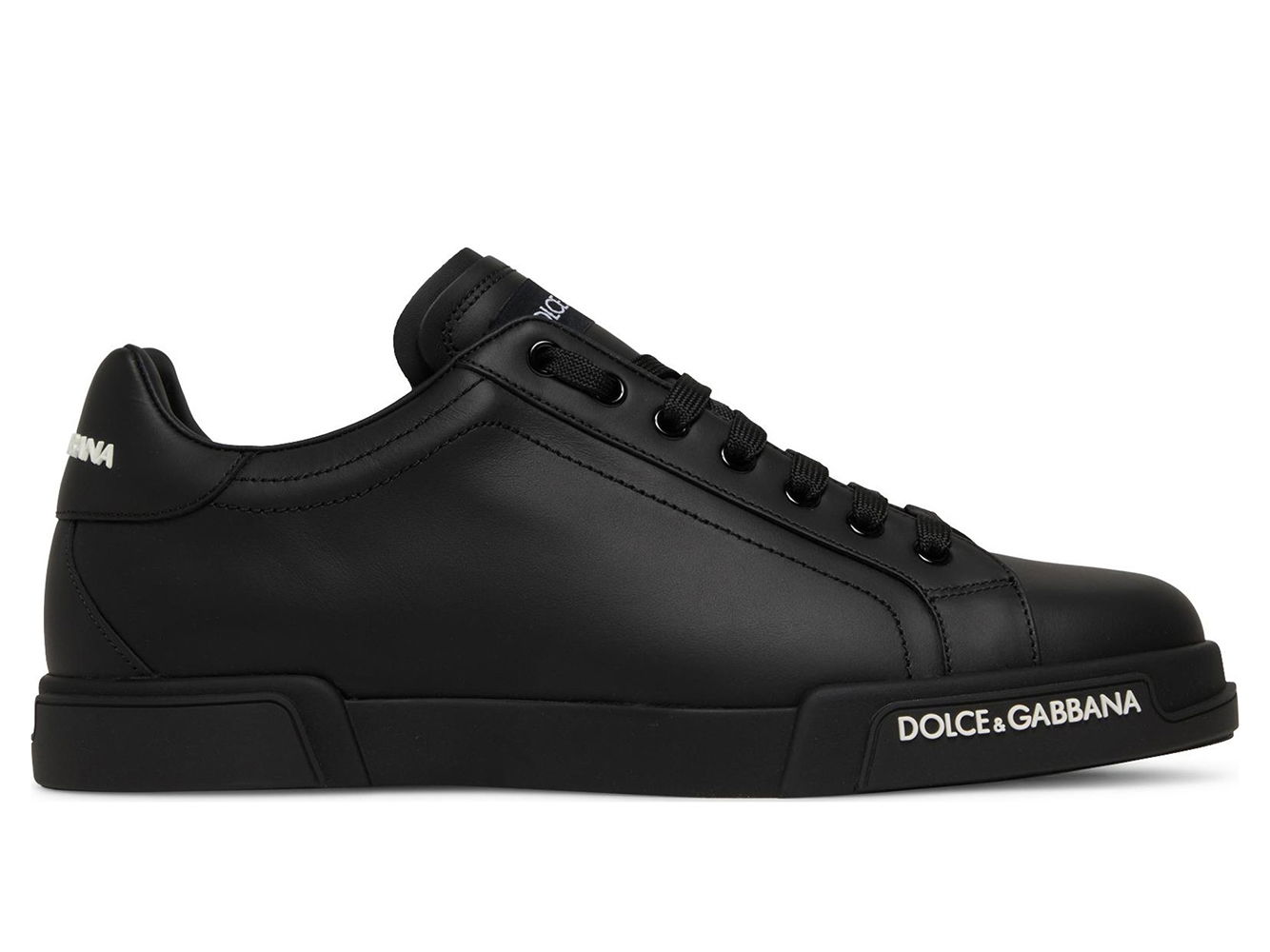 Кецове и обувки Dolce & Gabbana Portofino Classic Black White Черно | CS1774 AA335 8B956, 0