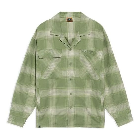 Риза Li-Ning Sports Basketball Loose Plaid Shirt Зелено | ASHR195-2