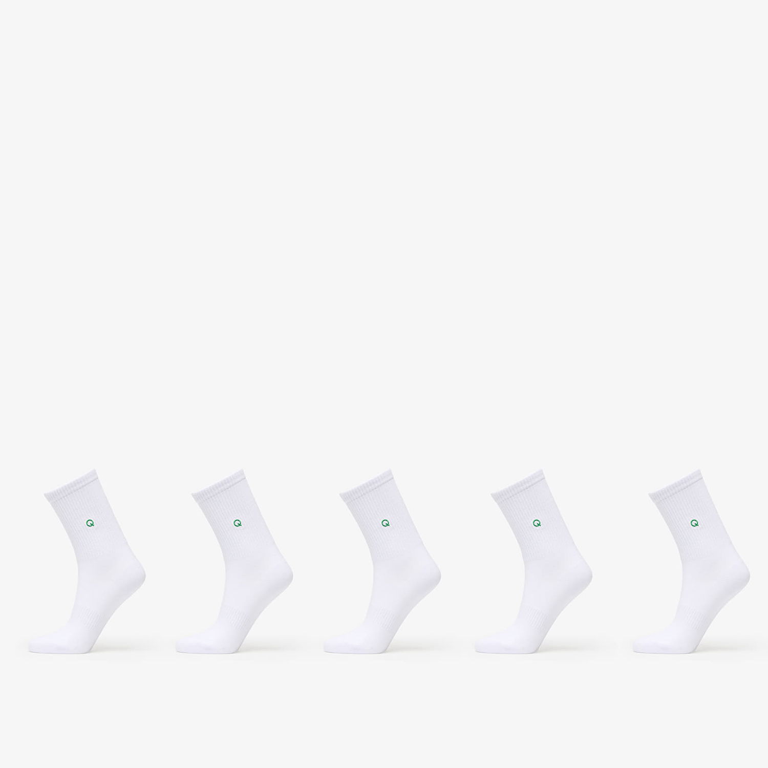 Чорапи Queens Essential Short Crew Socks 5-Pack Бяло | QNS_065, 0
