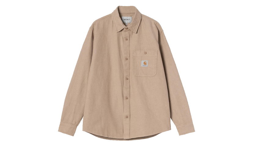 Риза Carhartt WIP L/S Edgar Shirt Бежово | I035335_3D5_XX