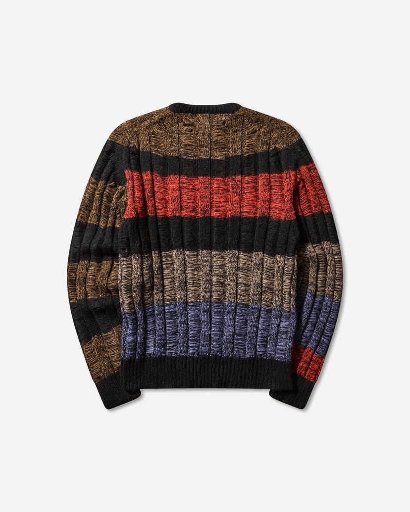 Пуловер Aries Mohair Cable Stripe Sweater Многоцветен | AR2004304 Multi