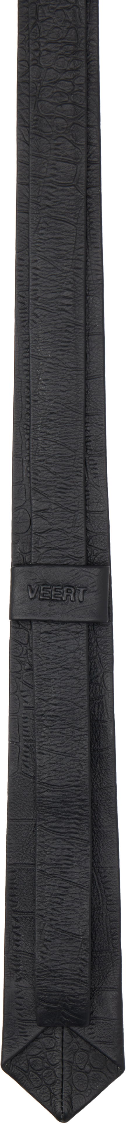 Колани VEERT Croco Leather Tie Черно | VR325BL1, 1