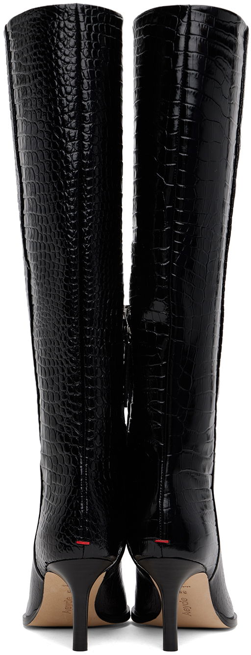 Чорапи Aeyde Aeyde Tula Leather Tall Boots Черно | A11-KB-TULP75ST95-FW24-800-065, 1