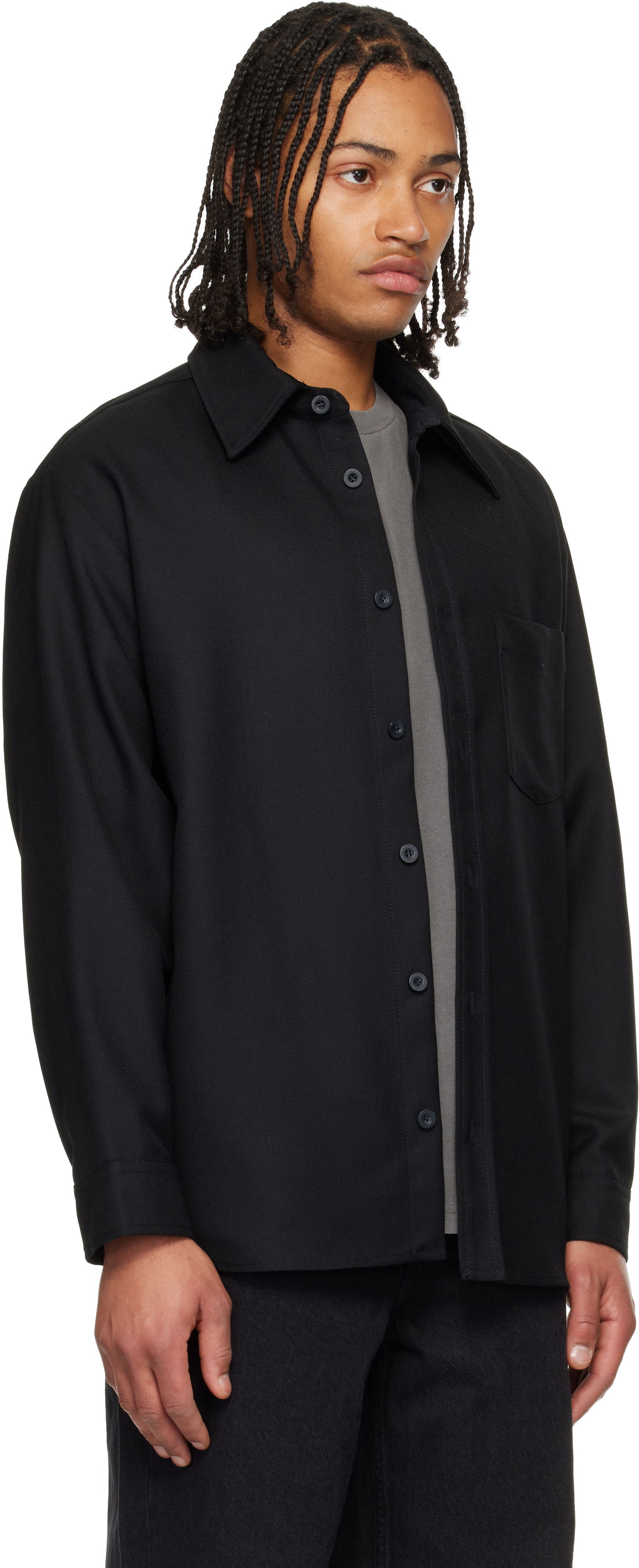 Риза A.P.C. Malaury Overshirt Черно | PSALP-H32058, 1