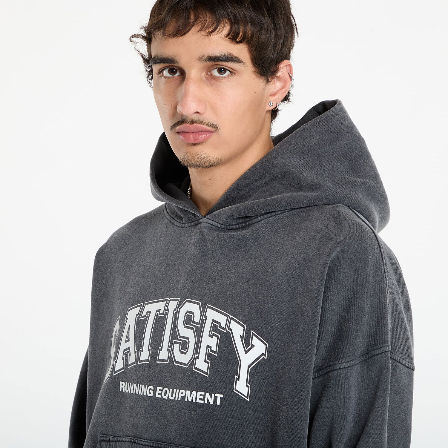 Суитчър Satisfy Satisfy SoftCell Hoodie Сиво | 11046-AB-SAC, 1