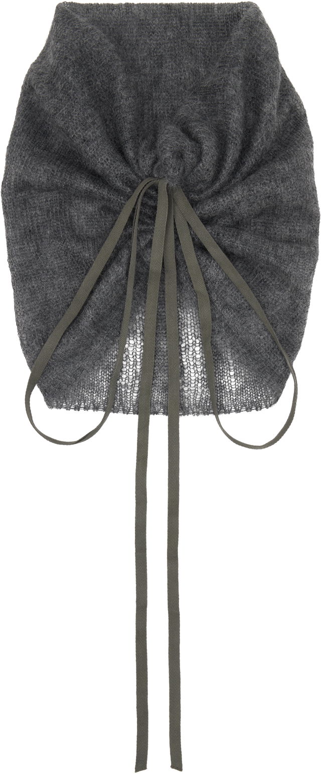 Ann Demeulemeester Oden Knit Tie Collar