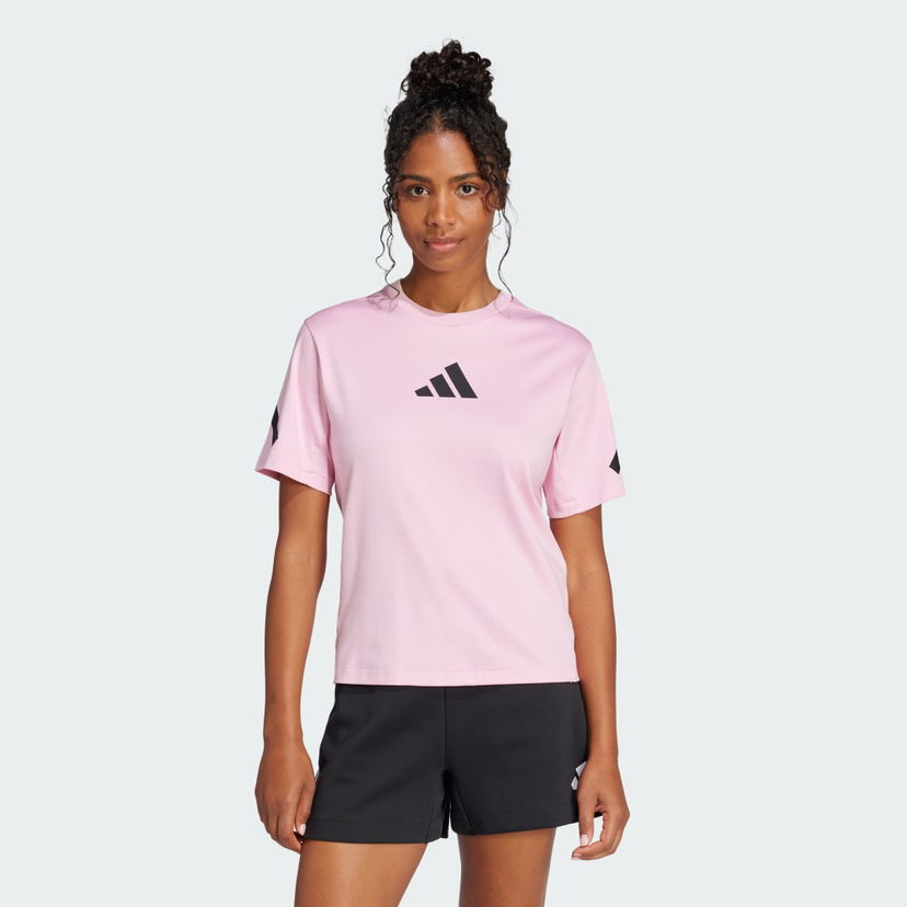 Тениска adidas Performance Z.N.E. T-Shirt Розово | JC5401