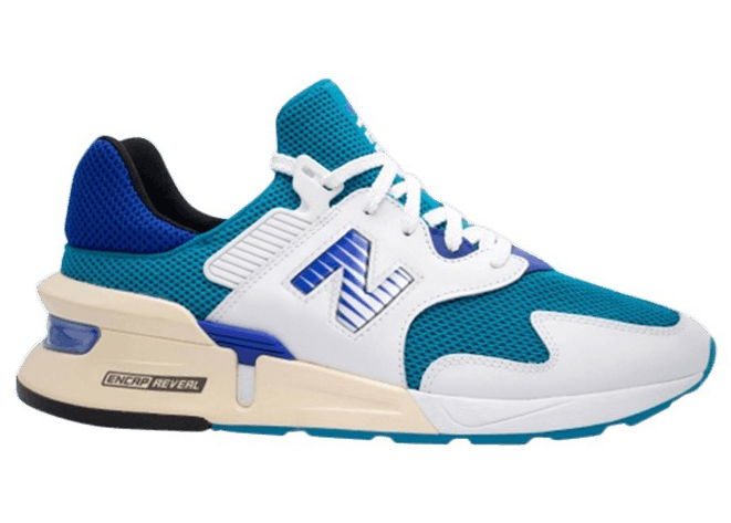 Кецове и обувки New Balance 997S "Deep Ozone Blue White" Бяло | MS997JHB, 0