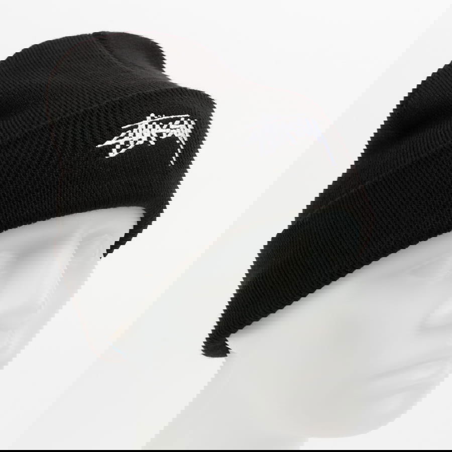 Шапка Stüssy Stock Cuff Beanie Черно | 1321020 / 0001, 0
