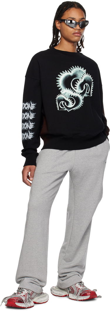 Суитчър We11done We11done Crewneck Sweatshirt Черно | WD-TS3-23-710-U-BK, 3