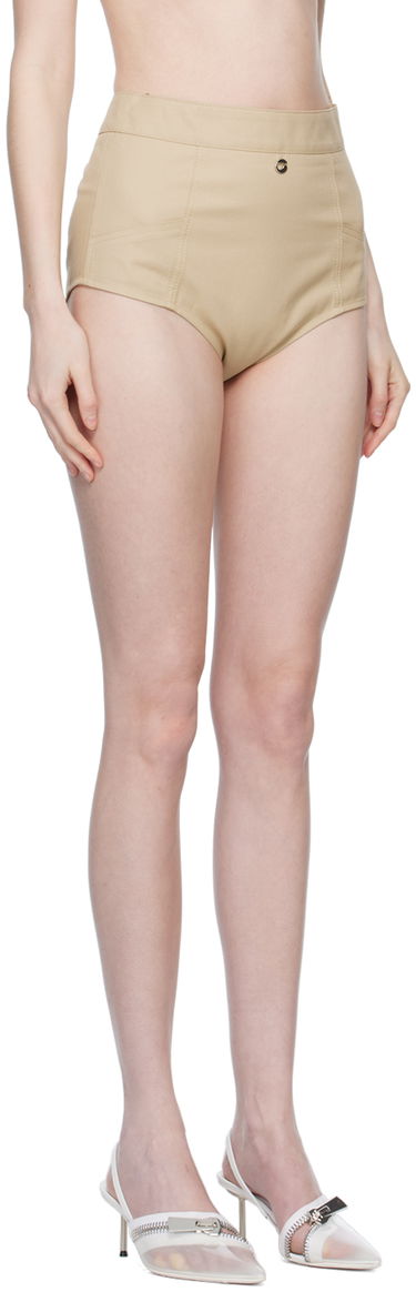 Къси панталони Coperni Coperni High-Waisted Shorts Бежово | COPP30BIS202, 1