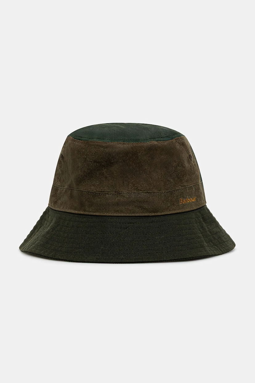 Шапка Barbour Barbour Brackley Wax Bucket Hat Зелено | LHA0548OL52