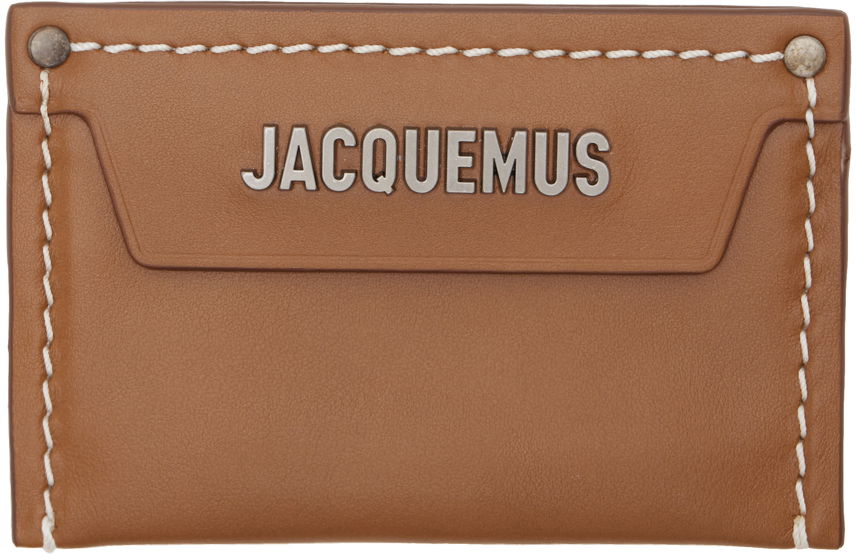 Портфейл Jacquemus Le Chouchou 'Le porte carte Meunier' Card Holder Кафяво | 23H236SL107-3072, 0