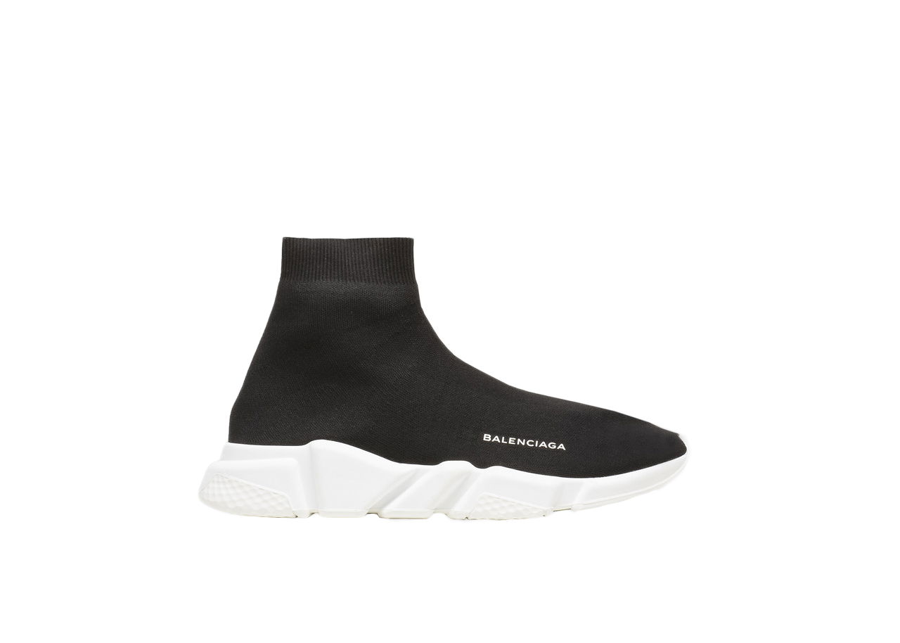 Кецове и обувки Balenciaga Speed Trainer Black Черно | 483502W05G01000, 0
