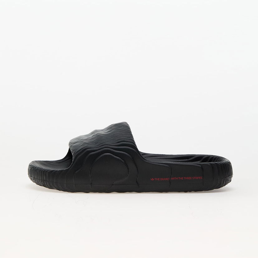 Кецове и обувки adidas Originals Adilette 22 Core Black/ Core Black/ Better Scarlet Черно | ID4925