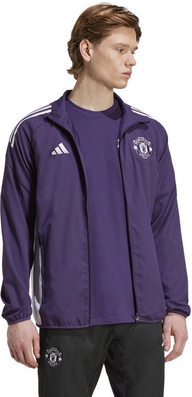 Яке adidas Originals Manchester United Pre-Match Jacket 2025/26 Лилаво | jp3107, 3