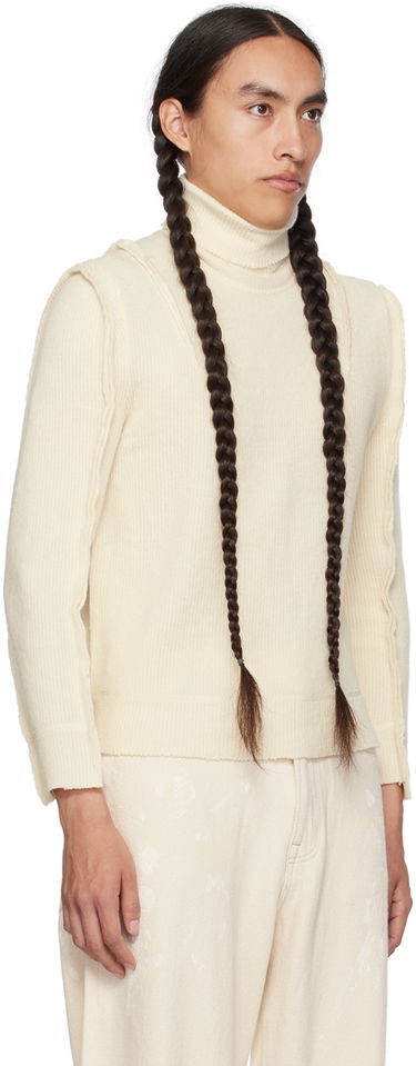 Пуловер R13 R13 Flat Sleeve Turtleneck Бежово | R13WY166-Y032A, 1
