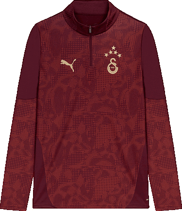 Тениска Puma Puma GSK Training 1/4 Zip Top Бургунди | 782887-03, 0